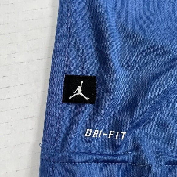 Jordan Shorts Youth Extra Small Blue Jumpman Basketball Drifit Kids Boys - Picture 3 of 8